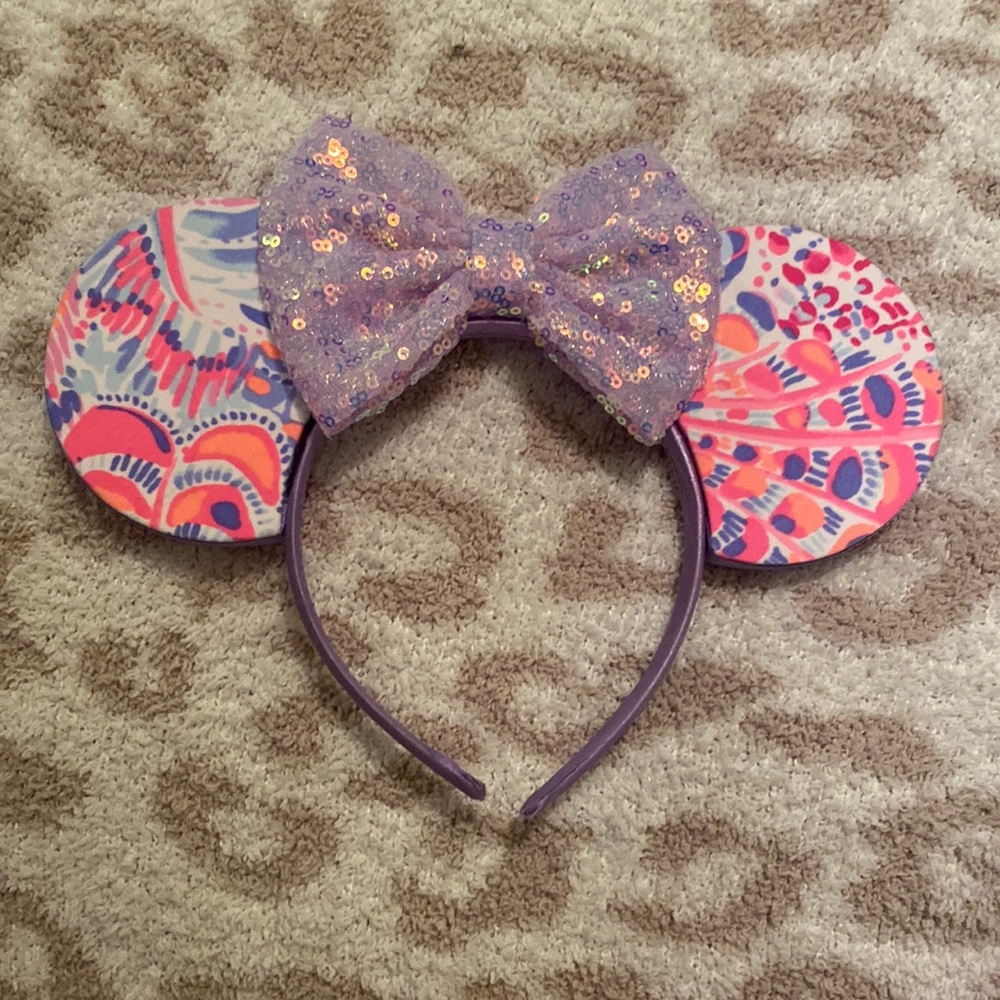 Lilly Pulitzer Minnie Mouse ears